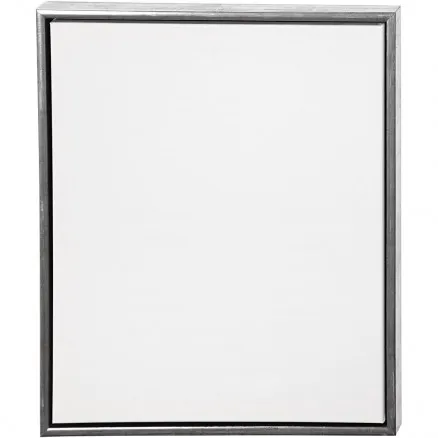 ArtistLine Duk med Ram Vit/Antik Silver 50x60cm/54x64x3cm